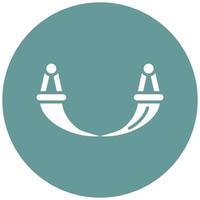 Hammock Vector Icon Style