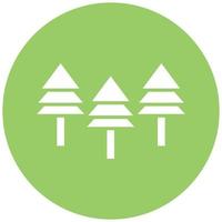 Forest Vector Icon Style