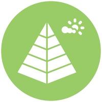 Vector Design Pyramid Vector Icon Style