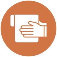 Vector Design Hand Towel Vector Icon Style