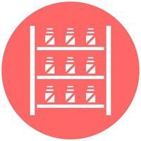 Vector Design Well Stocked Shelves Vector Icon Style