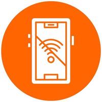 Signal Wifi Off Vector Icon Style