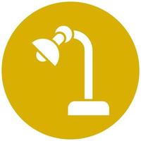 Book Lamp Vector Icon Style