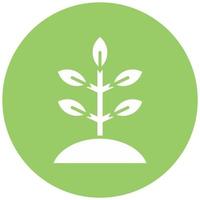 Grass Roots Vector Icon Style