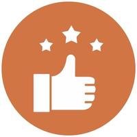 Satisfaction Guarantee Vector Icon Style
