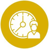 Working Hours Vector Icon Style