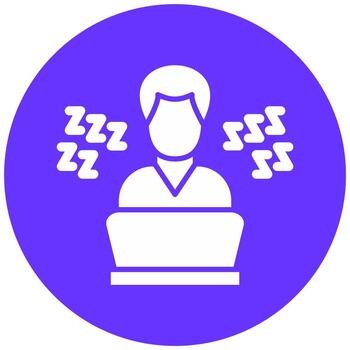 perezoso trabajo vector icono estilo