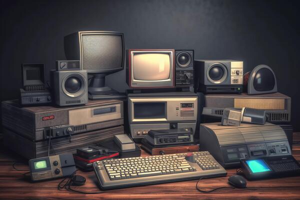 Old Computers Stock Photos, Images and Backgrounds for Free Download