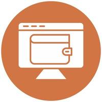 Digital Wallet Vector Icon Style
