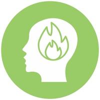 Burnout Vector Icon Style