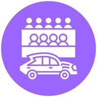 Tribune Vector Icon Style