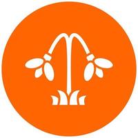 Snowdrop Vector Icon Style