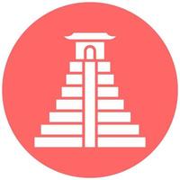 Chichen Itza Vector Icon Style