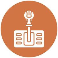 Gearshift Vector Icon Style