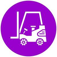 Forklift Vector Icon Style
