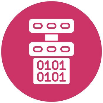 Maestro datos vector icono estilo