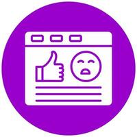 Complaint Vector Icon Style