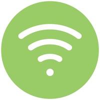 Wifi vector icono estilo