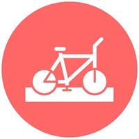 Bike Lane Vector Icon Style