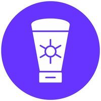 Sunscreen Vector Icon Style