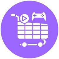 Continue Shopping Vector Icon Style