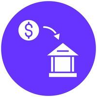 Deposit Vector Icon Style