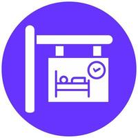 Room Availability Vector Icon Style