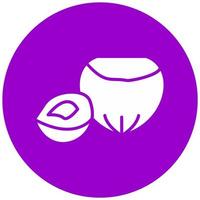 Hazelnut Vector Icon Style