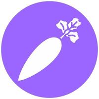 Radish Vector Icon Style