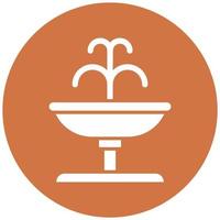 Fountain Vector Icon Style