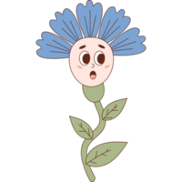 Blau Blume Leistung png