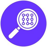 Pattern Recognition Vector Icon Style