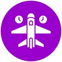 Jet Lag Vector Icon Style