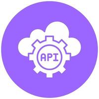 api vector icono estilo