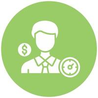 Performance Marketer Vector Icon Style