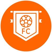 Football Club Vector Icon Style