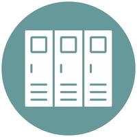 Locker Vector Icon Style