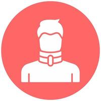 Broken Neck Vector Icon Style