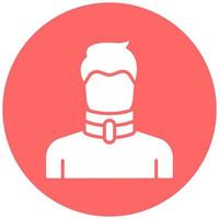 Broken Neck Vector Icon Style