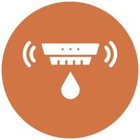 Smart Water Sensor Vector Icon Style