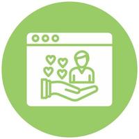Personalized Web Store Vector Icon Style