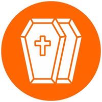 Coffin Vector Icon Style