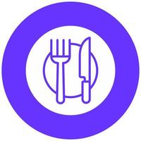 Dinner Vector Icon Style