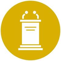 Pulpit Vector Icon Style