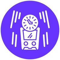 High Speed Travel Vector Icon Style