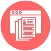 Documentation Portal Vector Icon Style