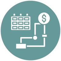 Investment Plan Vector Icon Style