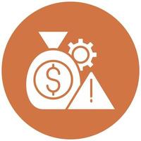 Risk Management Vector Icon Style