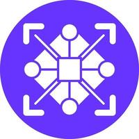 Pattern Recognition Vector Icon Style
