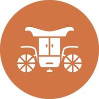 Carriage Vector Icon Style